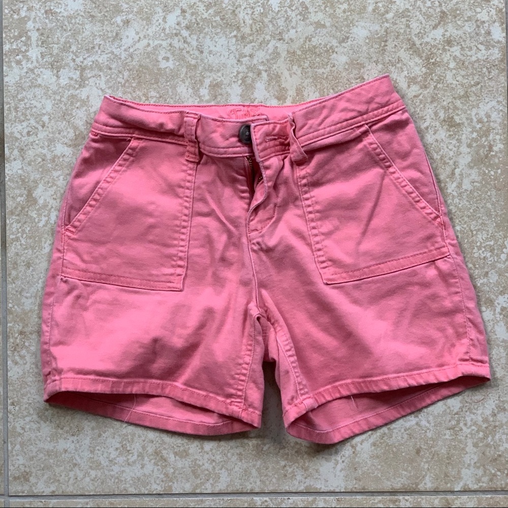 Justice pink shorts!